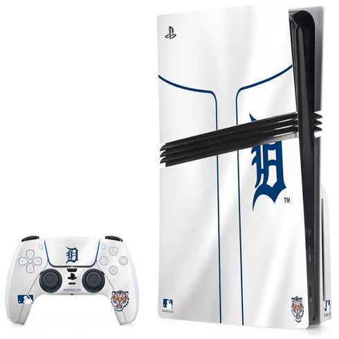 MLB Detroit Tigers Home Jersey PS5 Pro Disk Bundle  Skin